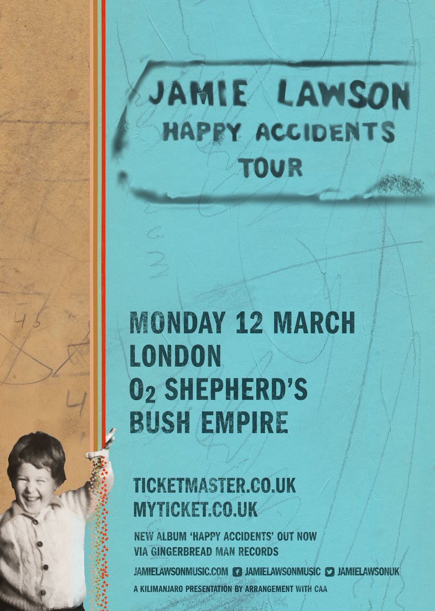 H3nrik's tweet image. Hitting the road next year with @jamielawsonuk Our #london stop in March will The Bush, come say hi! Oui! X