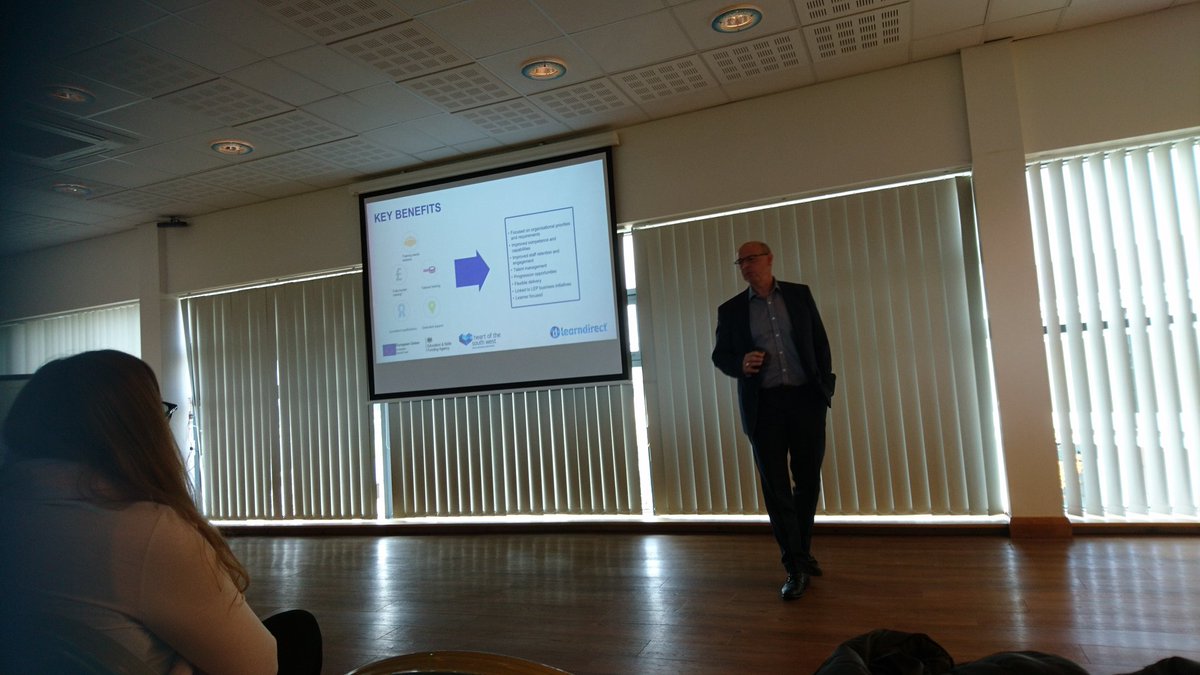 petebestuk's tweet photo. Here's Steve describing the benefits of working with @learndirect at the #CESWSummit @cesouthwest @SandyParkExeter #upskilling #construction https://t.co/cPzkM5b3x1