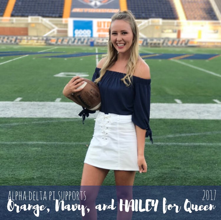 Don’t forget to VOTE Hailey Williford today for Homecoming Queen! Voting begins at 10 a.m. and ends at 6 p.m.