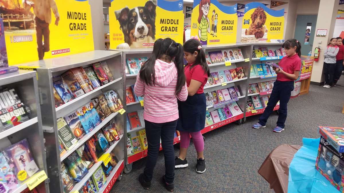 mr_kool's tweet photo. No worries, we are coming back tomorrow! @Scholastic with their #books. @TfeHouston #BookFair #EnthusiasmAndJoy https://t.co/hj6egmStxm