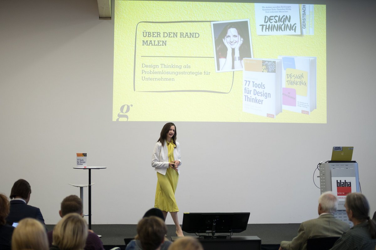 IngridGerstbach's tweet photo. Von meinem #DesignThinking Vortrag gestern bei der Vienna Design Week bei #BLAHA! 😎 Komplett ausgebucht - super Teilnehmer! https://t.co/5dThdVzgnE