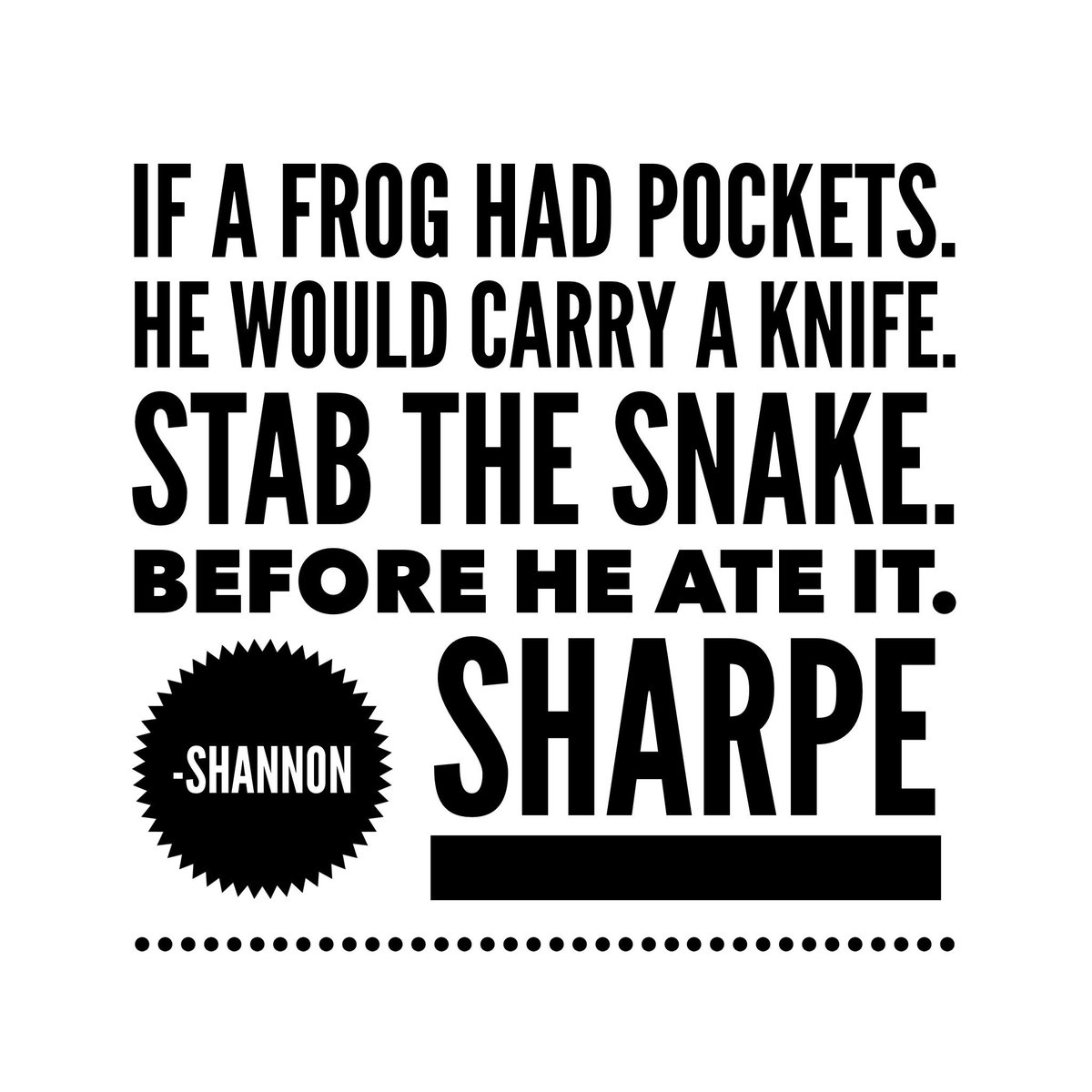 ruffwriting's tweet photo. @ShannonSharpe @Remixgodsuede #ifafroghadpockets #IFITAINTRUFFITAINTWRITE #ruffwriting https://t.co/jxGfcEKWHx