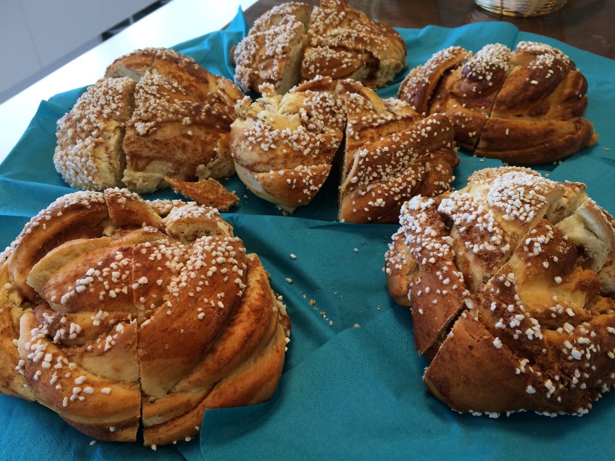 WidespaceMobile's tweet photo. Today we celebrate Cinnamon Bun Day in Sweden. Yay! #cinnamonbunday #thisiswidespace #mobile https://t.co/MrpnhiISwa