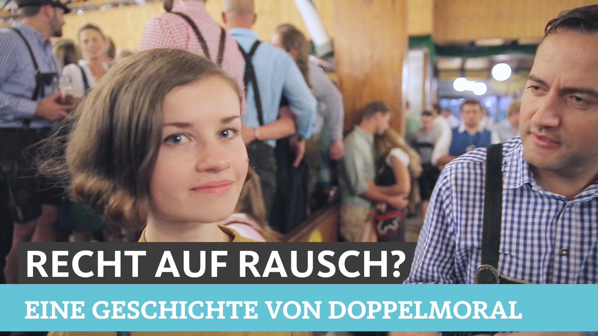 reporter's tweet photo. Sich betrinken ist legal und der Besitz von Cannabis illegal – hä? Mit @einhornhoerner und @SimonRuane3000: https://t.co/8VmLiIt6jB https://t.co/HeOLB12vJQ