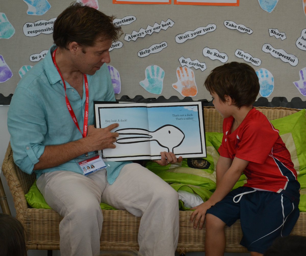 KellysPYPClass's tweet photo. First mystery guest in our class @ISPPCambodia one extremely delighted little boy to have his Dad read to us! #parentinvolvement #happySs https://t.co/8XsjFWJ7Ut