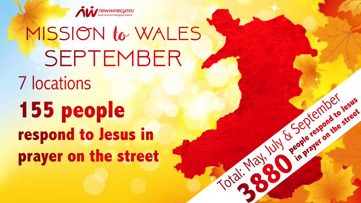 NewWineCymru's tweet photo. Great News!
#missionseptember
#missiontowales https://t.co/oOWPt7c6WB