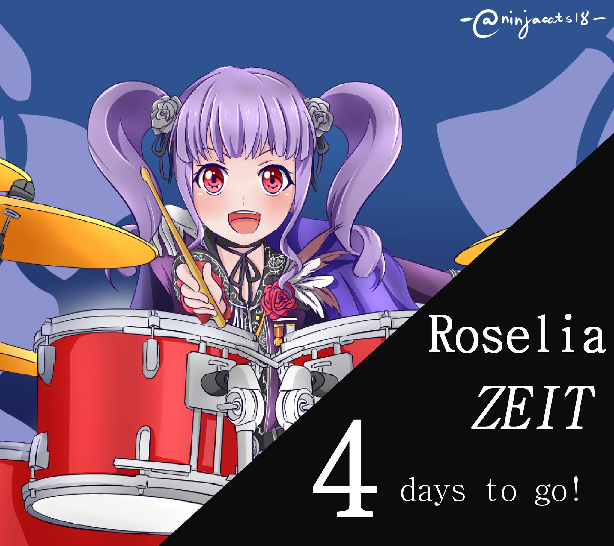 Ninjacat 4 Days To Go Until Roselia 2nd Live Zeit ロゼリア 凄いぞ Roselia