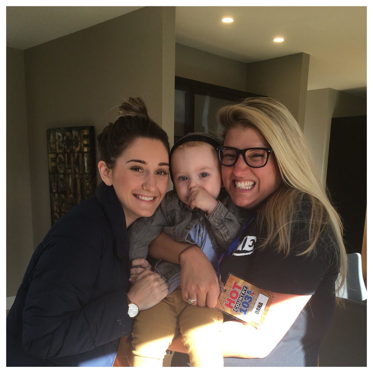 Thanks to <a href="/SamanthaPMusic/">Samantha Power</a> and little Brantley for stopping by to say hello at the <a href="/qe2homelottery/">QE2 Home Lottery</a> Grand Prize Show Home! @danahfx