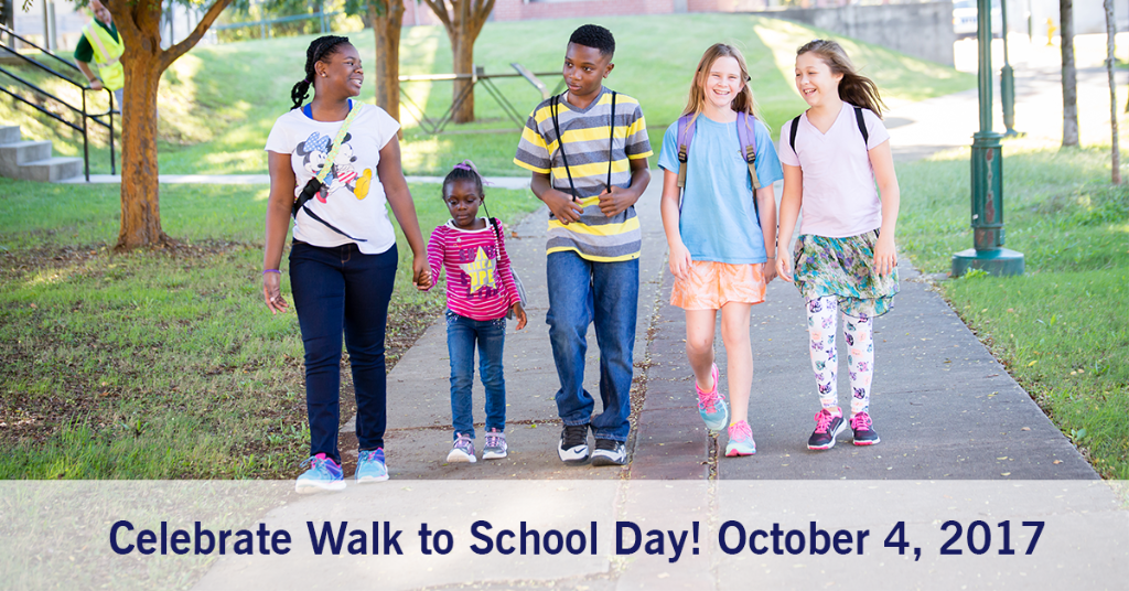 Voices4HK's tweet photo. Kids who #walk to school a mile each way get 2/3 of recommended 60 min daily physical activity. #WalktoSchoolDay! https://t.co/p2tdyEbXeM https://t.co/EkwfwzYCih
