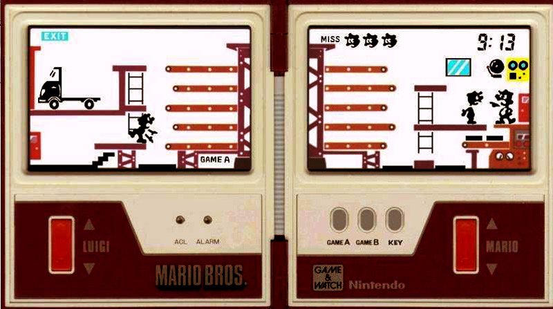 ゲーム＆ウォッチマルチスクリーン「マリオブラザーズ」。実は