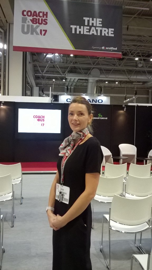 Lovely Liz looking after The Theatre are <a href="/coachandbusuk/">Coach & Bus UK</a>