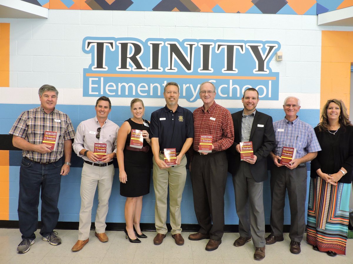 We would like to thank the Rotary Group of Franklin for their donation of wonderful, new dictionaries for our 3rd grade students.