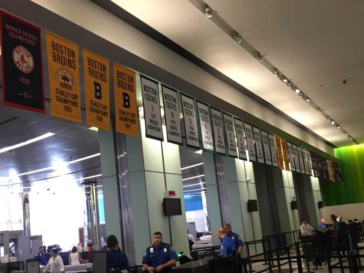 Ben Volin on Twitter "The JetBlue terminal at Logan finally has raised