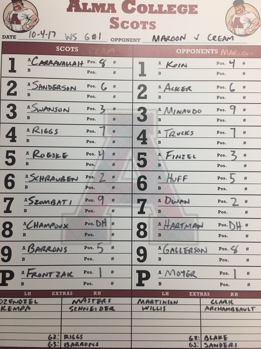 Alma College Baseball tweet media