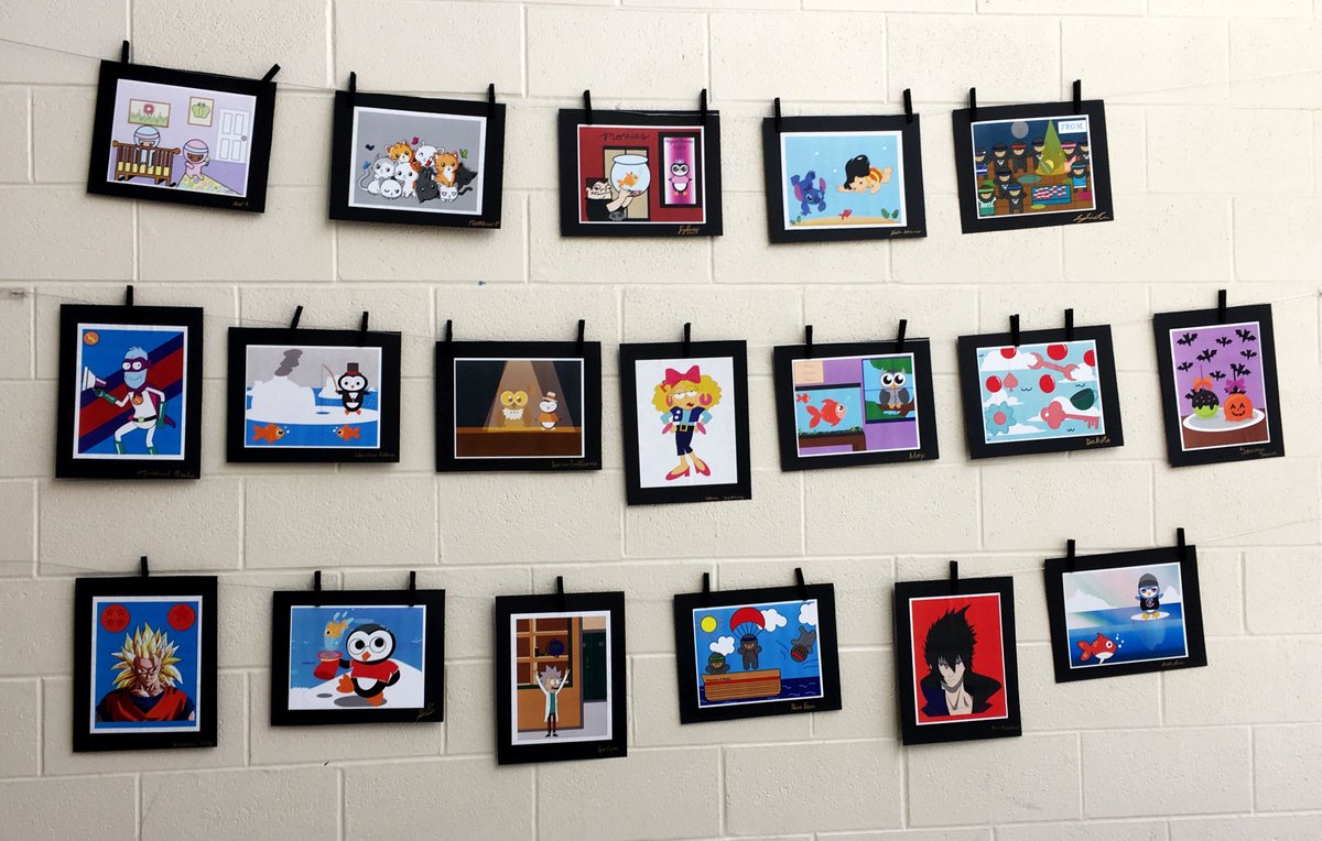 NISDComArts's tweet photo. Mrs. Barton's sts are producing digital media Picassos. https://t.co/6SDw13iPuk