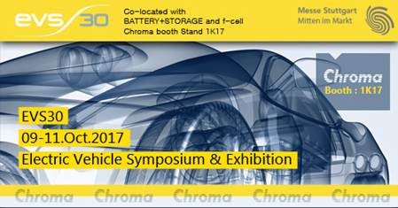 Chroma EU at EVS30 next week 

messe-stuttgart.de/en/evs30
