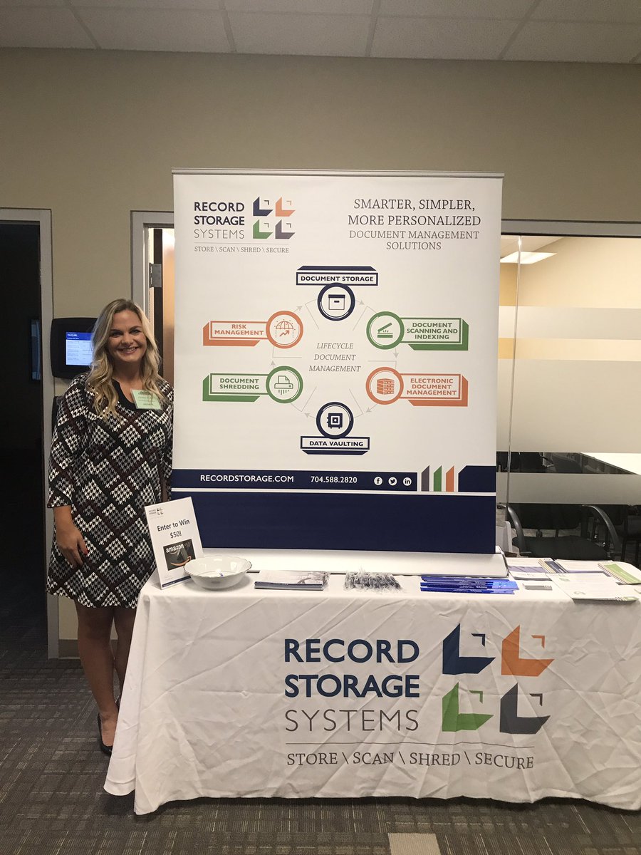 AshleyHedrick's tweet photo. Thank you @RecordStorageNC for your support of the @cltchamber #CLTmfg symposium #manufacturing #advancedmanufacturing #records #data https://t.co/vf6TODAzS5