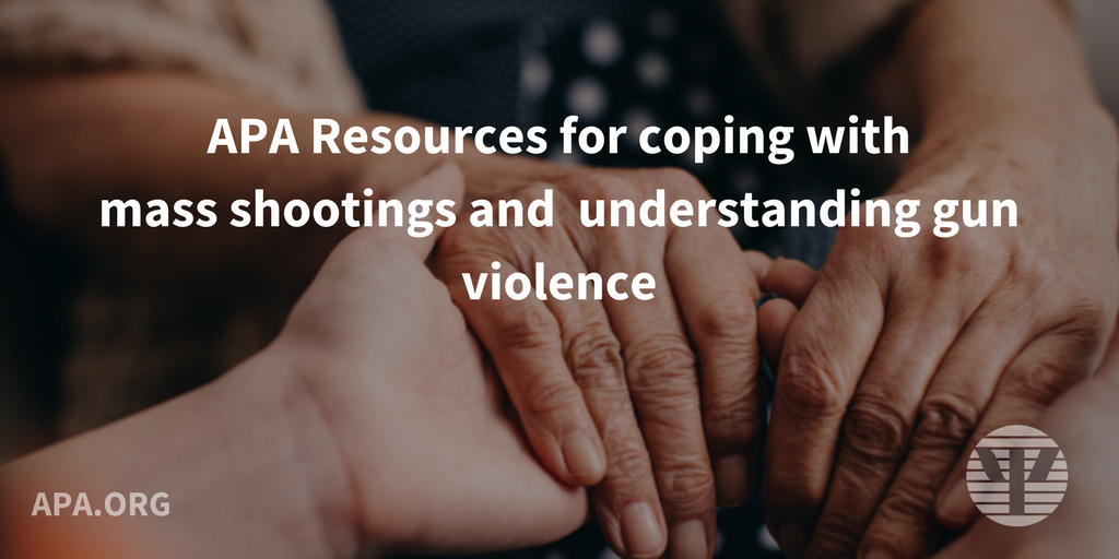 Constant news reports about the shooting in Las Vegas can cause stress &amp; anxiety. Here are some resources on coping. on.apa.org/2xgMwo3