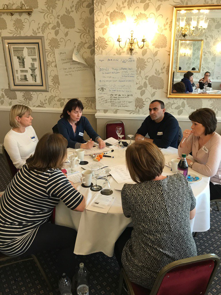 peakhealthcoach's tweet photo. The #pulmonaryrehab team thinking #Tgrow and #PAM in #sheffield health coaching course https://t.co/yDy9IqUvsk