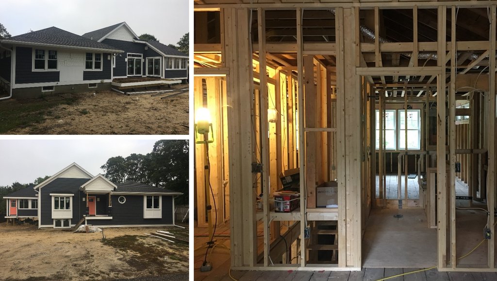 PhilbrookCC's tweet photo. Progress Report: Progressing to the interior of this AWESOME home!
#homeremodeling #capecodhomebuilder #customhomes #homebuilder https://t.co/NZvynkBpKY