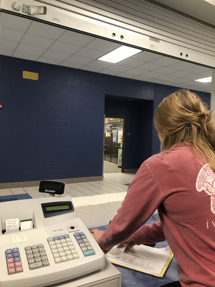 One of our Fox Stox managers hard at work opening the store! #DECASBEWeek #DECASBEWeek2017