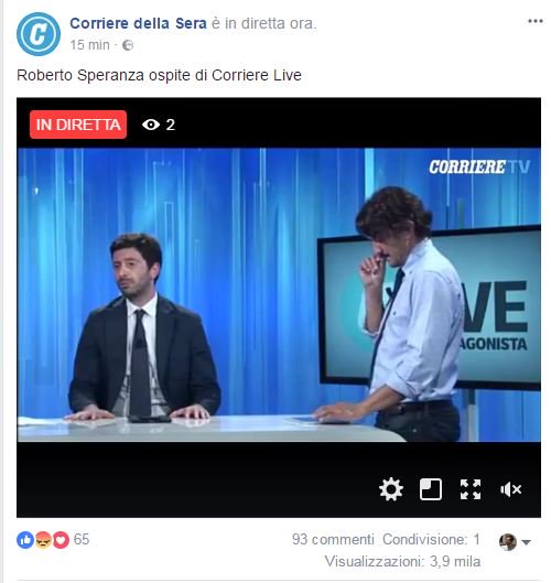 #Successone, <a href="/robersperanza/">Roberto Speranza</a> è pronto per le #elezioni: live con due visualizzazioni (e una sono io)