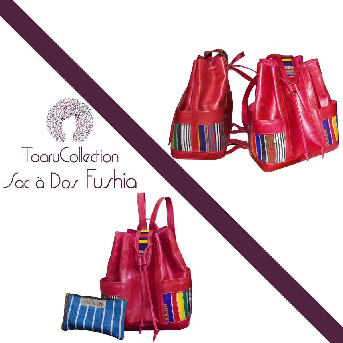 Kinky_Eve's tweet photo. La #TaaruCollection vous propose le Sac Fushia avec 1Trousse pour vos différents effets personnels👌🏽
#TaaruRek #AVosCommandes #KinkyEve https://t.co/ozHkrfHKQp