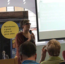 GMAgeingHub's tweet photo. Tine Buffel: importance of #agefriendly Manchester's world leading status to researchers @MICRA_Ageing #AFMStrategy https://t.co/AIWfZJzUgp