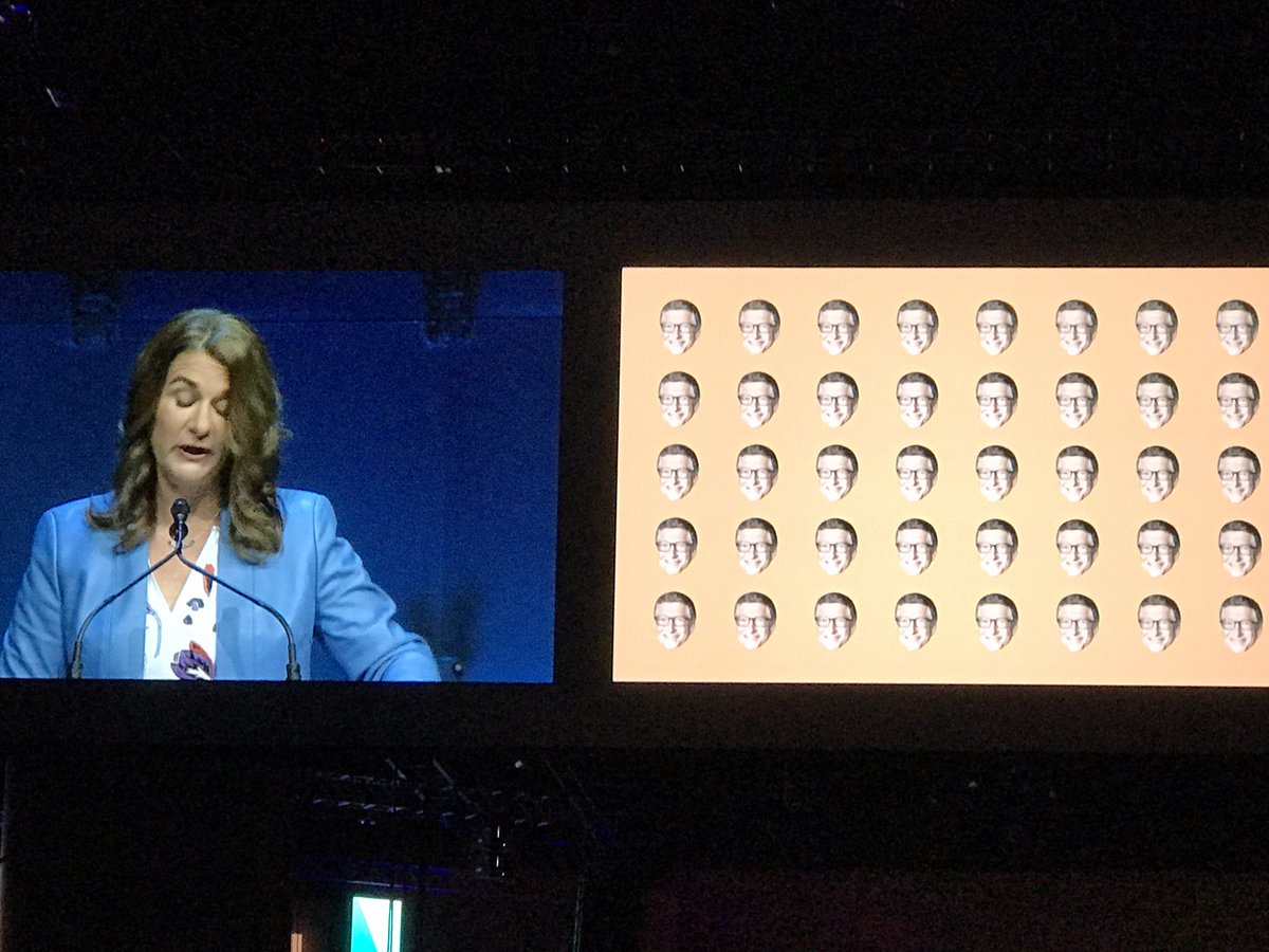 xinisterlayer's tweet photo. #ghc17 @melindagates this was hilarious. Caption contest? https://t.co/DTkbROXogI