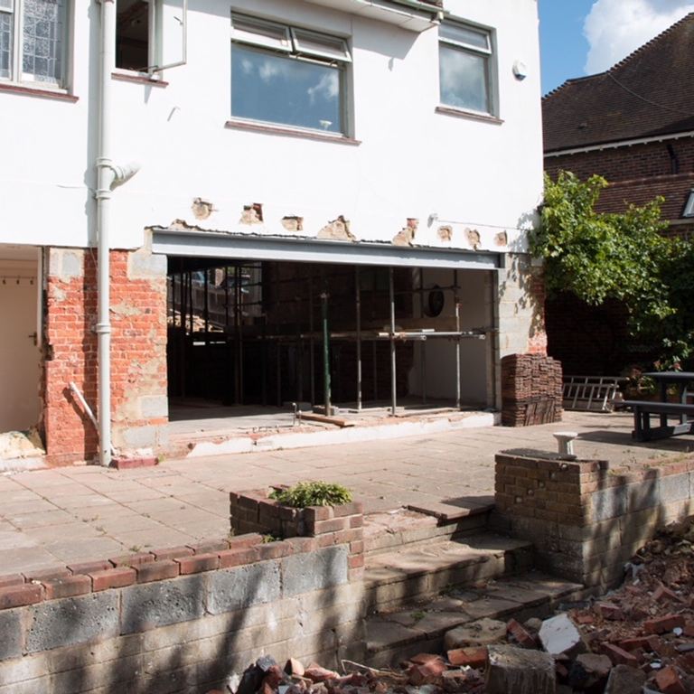 Krona_design's tweet photo. Demo underway! #demo #architecture #design #property #sussex #brighton https://t.co/nhtJmRnV2M