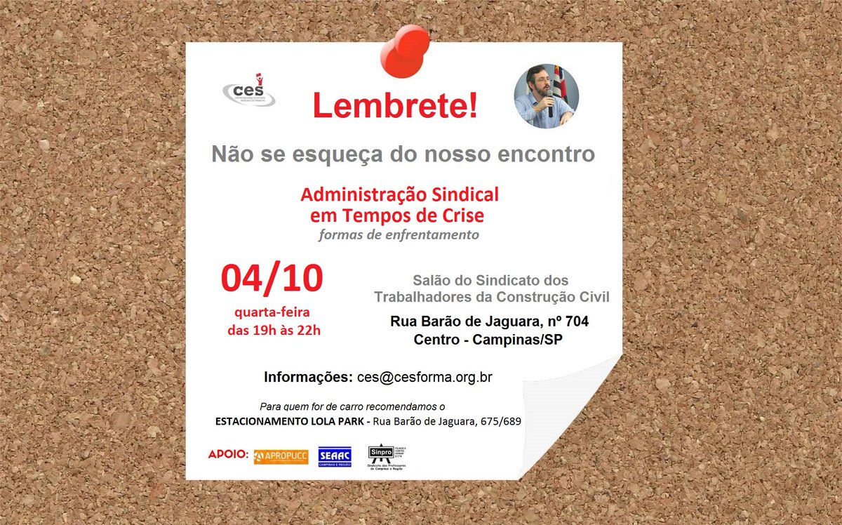 cesforma's tweet image. Liberamos mais algumas vagas. Ainda dá tempo de participar! Informações: bit.ly/administracaos…