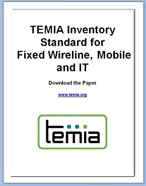 TEMIA has published an Industry Standard for Fixed Wireline, Mobile and IT Inventory Download it today tiny.cc/isw2ny #TEM #Telecom