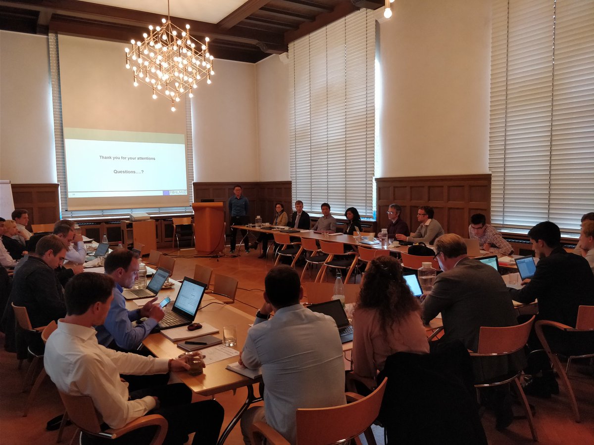 FiBreMoD_ETN's tweet photo. Open table of #composites expert: @FiBreMoD_ETN first consortia meeting is done for today, but will end tomorrow! #MSCA #PhD https://t.co/ps07ynmFb4