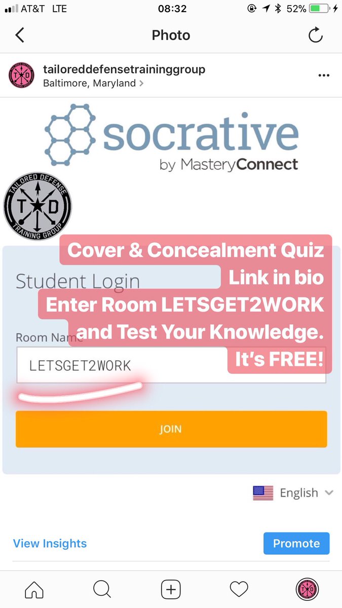 We’ve posted an 8-segment Active Shooter Survival Program: Cover &amp; Concealment to our IG page. Take the free online quiz. #LetsGet2Work