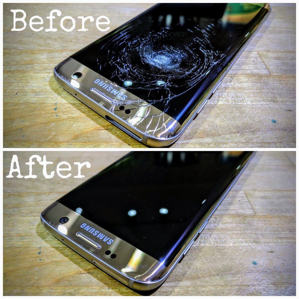 FoneCareWirral's tweet photo. Back at it again with another gold Samsung...this time with an S7 Edge⠀
#AnotherOne #KeepItQuality #ProRepairs #fonehouseheswall https://t.co/1jb7vvLUIj