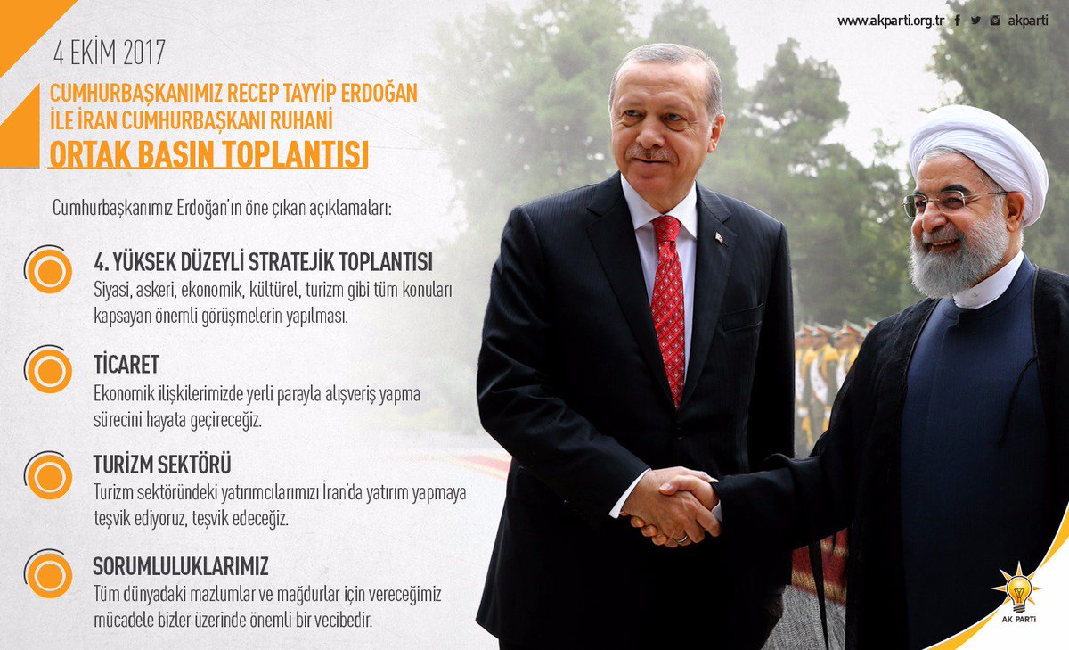 Cumhurbaşkanımız Recep Tayyip Erdoğan'ın İran Cumhurbaşkanı Hasan Ruhani ile ortak basın toplantısındaki öne çıkan açıklamaları.