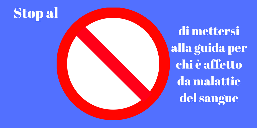 StudioFelisatti's tweet photo. A partire dal #6ottobre : stop divieto di mettersi alla guida per chi è affetto da malattie del sangue (malattie ematiche). #patente https://t.co/VRneccxPUW