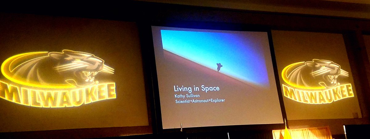 Lizforo's tweet photo. @AstroKDS - 1st woman to take a spacewalk. @UWM  @NASA @MilwaukeeMPS  #STEM #space #Astronauts #womeninspace #womeninSTEM #femalescientists https://t.co/VGd57pZ5jD