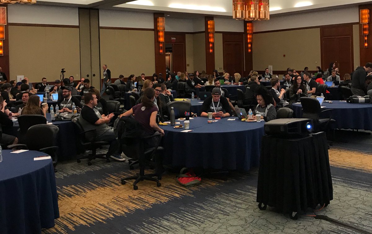 Formstack's tweet image. Day 3 is underway! 👏👏👏 #FormstackAllHands17