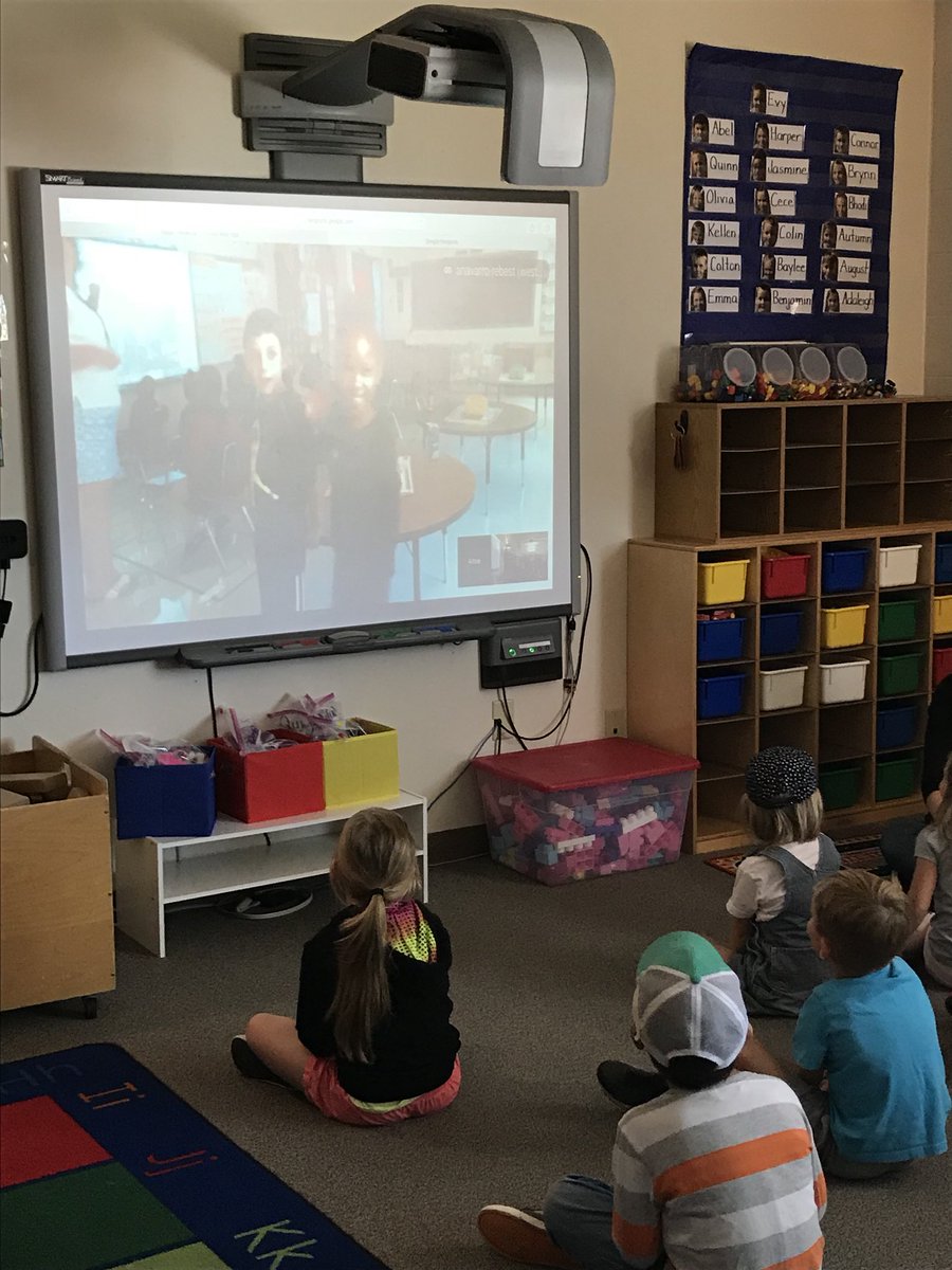 HSSDkateschm's tweet photo. Connecting w/ our kinder friends from N.J. at Kelly Elementary! @becky_stapel @ForestGlenElem #GlobalReadAloud https://t.co/dSsnyYrpLY