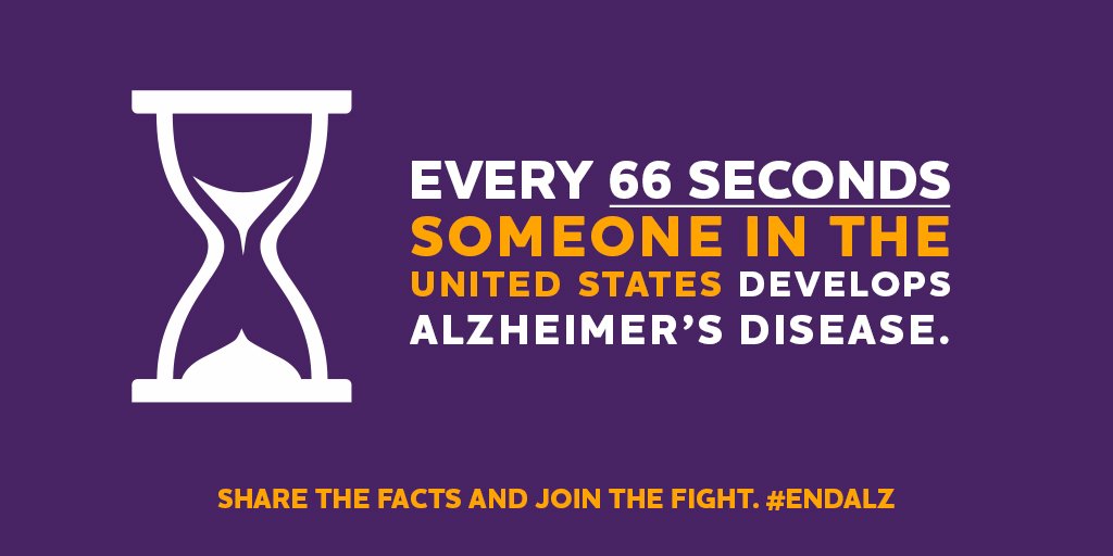 ALZMissouri's tweet photo. The number of Americans living with Alzheimer’s disease is growing – and growing fast. #Every66Seconds https://t.co/O9EN1oRVsX