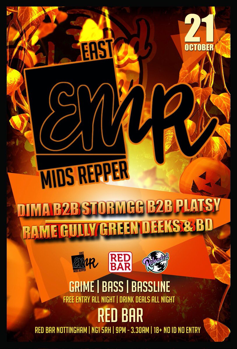 Reloaded Events (@_reloadedevents) on Twitter photo Rah, who's ready?! <a href="/eastmidsrepper/">East Mids Repper</a> are gonna be here in full force shutting it down🔥🔥 are ya daaaaaft! Pure levels on this one we promise! Rah, who's ready?! <a href="/eastmidsrepper/">East Mids Repper</a> are gonna be here in full force shutting it down🔥🔥 are ya daaaaaft! Pure levels on this one we promise!