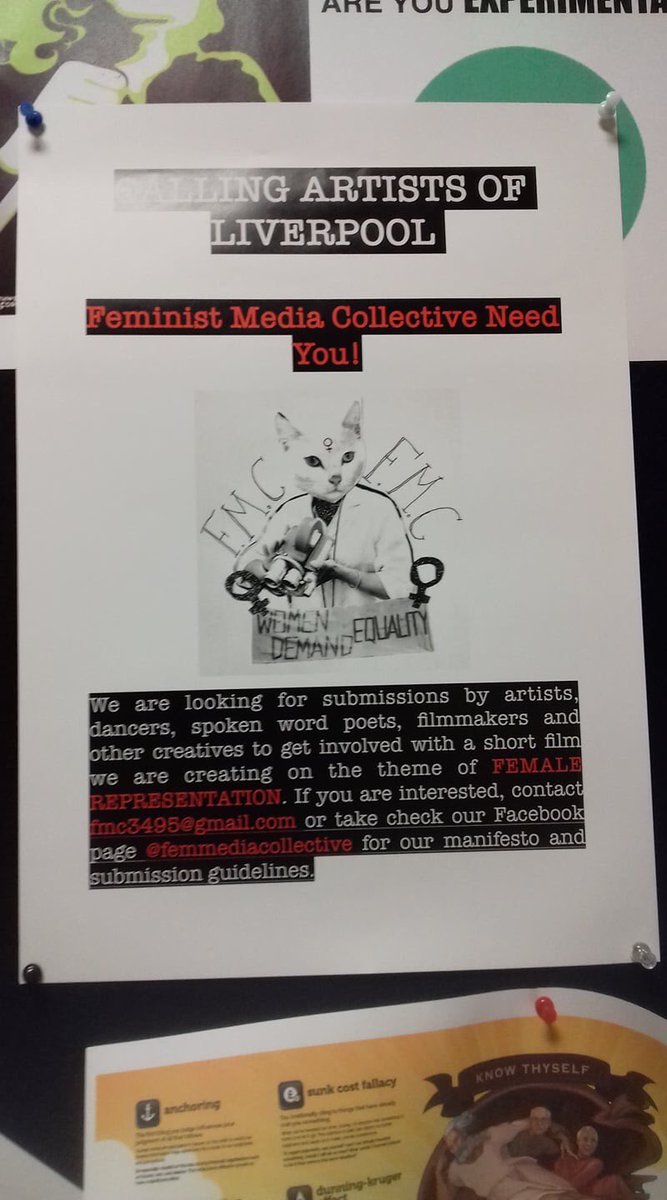 FeministMediaCo's tweet photo. Our first poster has gone up in #Liverpool #calltoaction #get_involved #representation_reset https://t.co/2Vosdg9VZK