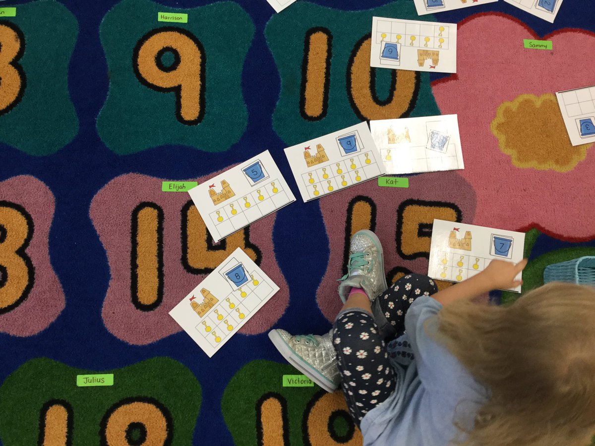Mrs_KaylaDear's tweet photo. Kinder having some fun with numbers &amp; ten frames during stations! #BoldtInspired #BoldtKinder #NISDInspired https://t.co/QeDK6Jv9Gf