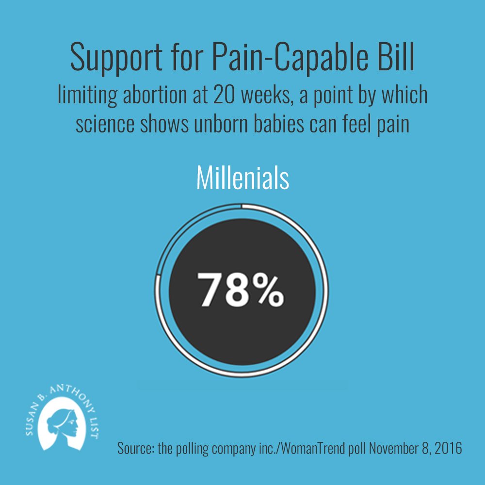 sbaprolife's tweet photo. The numbers are in. Most Americans want to ban late-term abortions when babies can feel pain. https://t.co/5yJoGgxnsy #TheyFeelPain 📊 https://t.co/qidJIJArST
