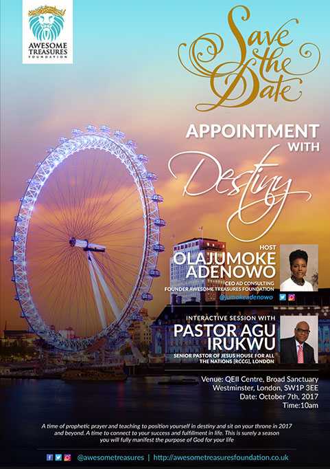 awesometreasure's tweet photo. #APPOINTMENTWITHDESTINY last few seat left
07th OCT >> https://t.co/pHWE1K9ub1
Host @ @jumokeadenowo interactive session with @agu_irukwu https://t.co/0zmldkZTPI