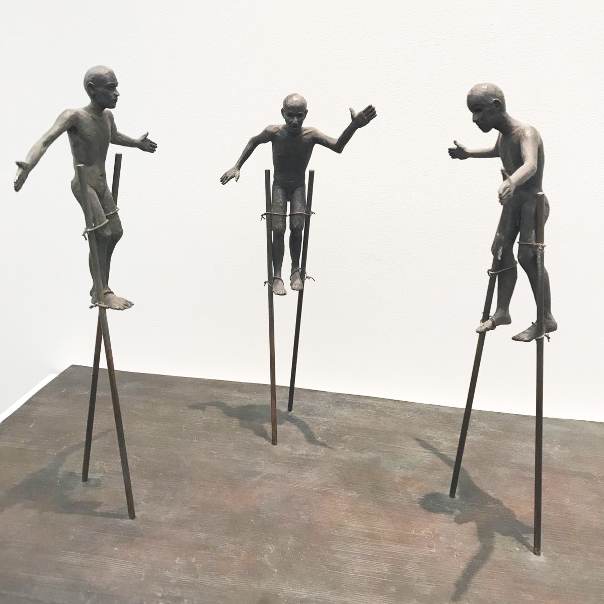 PelhamComms's tweet photo. .@MarlboroughLDN (booth C8) presents 'Stilt Walkers' by John Davies here at @FriezeArtFair  #FriezeArtfair #FriezeMasters #PreviewPicks https://t.co/bipdKoXeTz