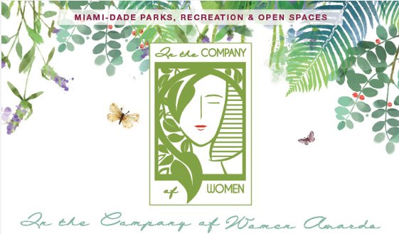 MiamiDadeParks's tweet photo. Nominate an outstanding woman for the "In the Company of Women Awards". Deadline October 20. Learn more. https://t.co/M3EyKPjqHl https://t.co/s7rYgo3QYB