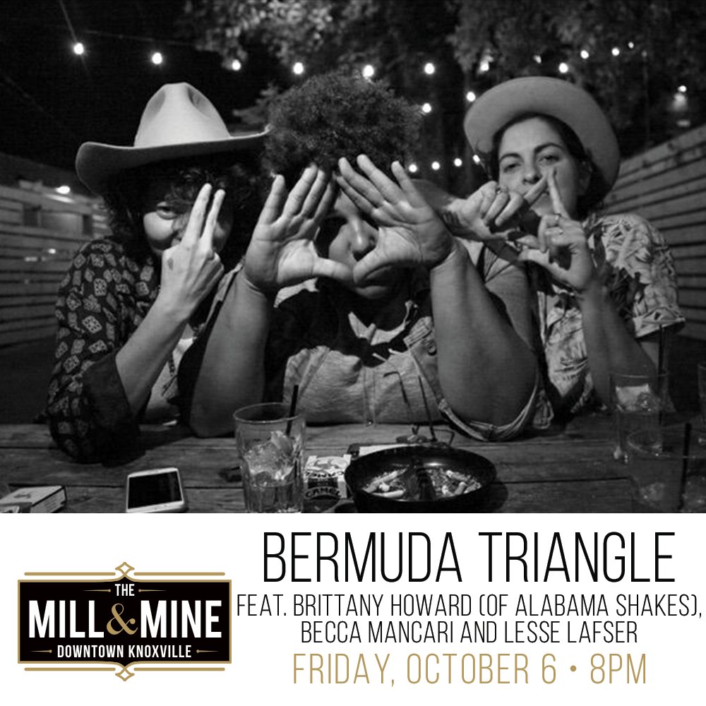 WUTKTheRock's tweet photo. Fri. 10/6 @themillandmine ️@BermudaTriBand w #BritneyHoward w/ @Alabama_Shakes RT & Follow U could Win Tix to Show https://t.co/XY8bUd1EsM