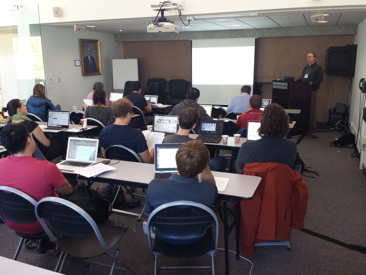 PAGES_IPO's tweet photo. Introduction to the marvels of the Last Millennium Reanalysis framework at the PAGES-supported LMR hackathon, happening now in Boulder, USA: https://t.co/8ioY4yA3CF #LMR #PAGES2k #NCAR https://t.co/EHYmZ9PKbD